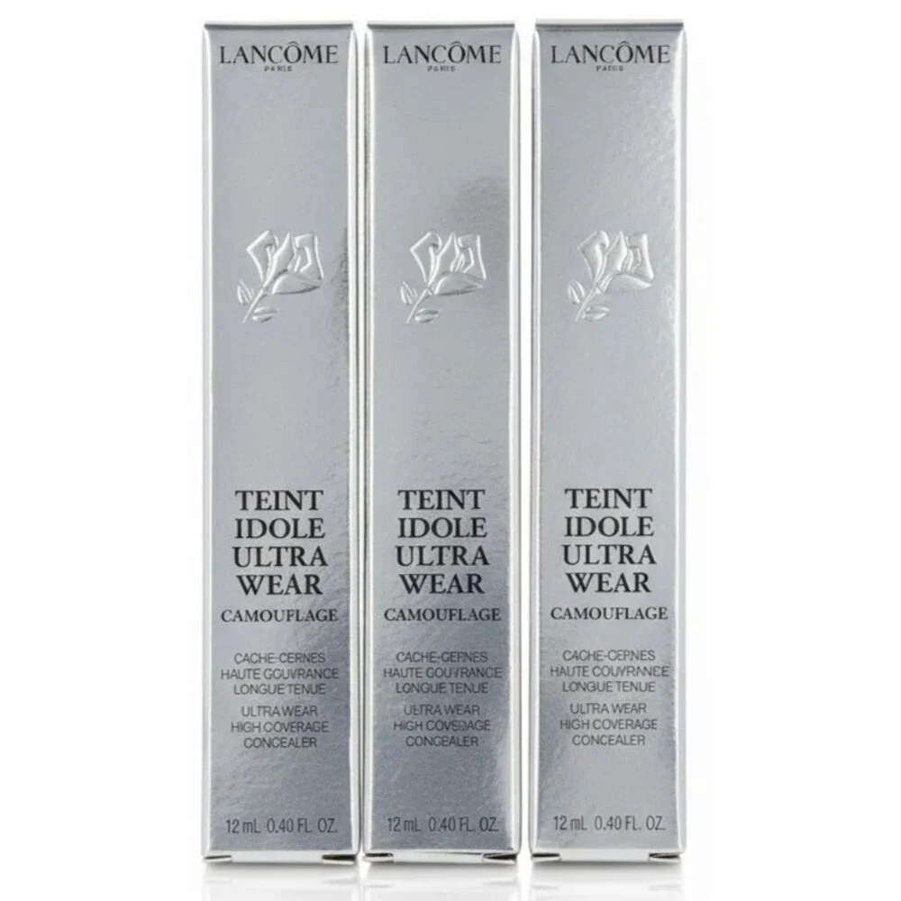 Lancome TEINT‎ IDOLE ULTRA WEAR CAMOUFLAGE CONCEALER 465 SUEDE (C) 3 Pack NEW